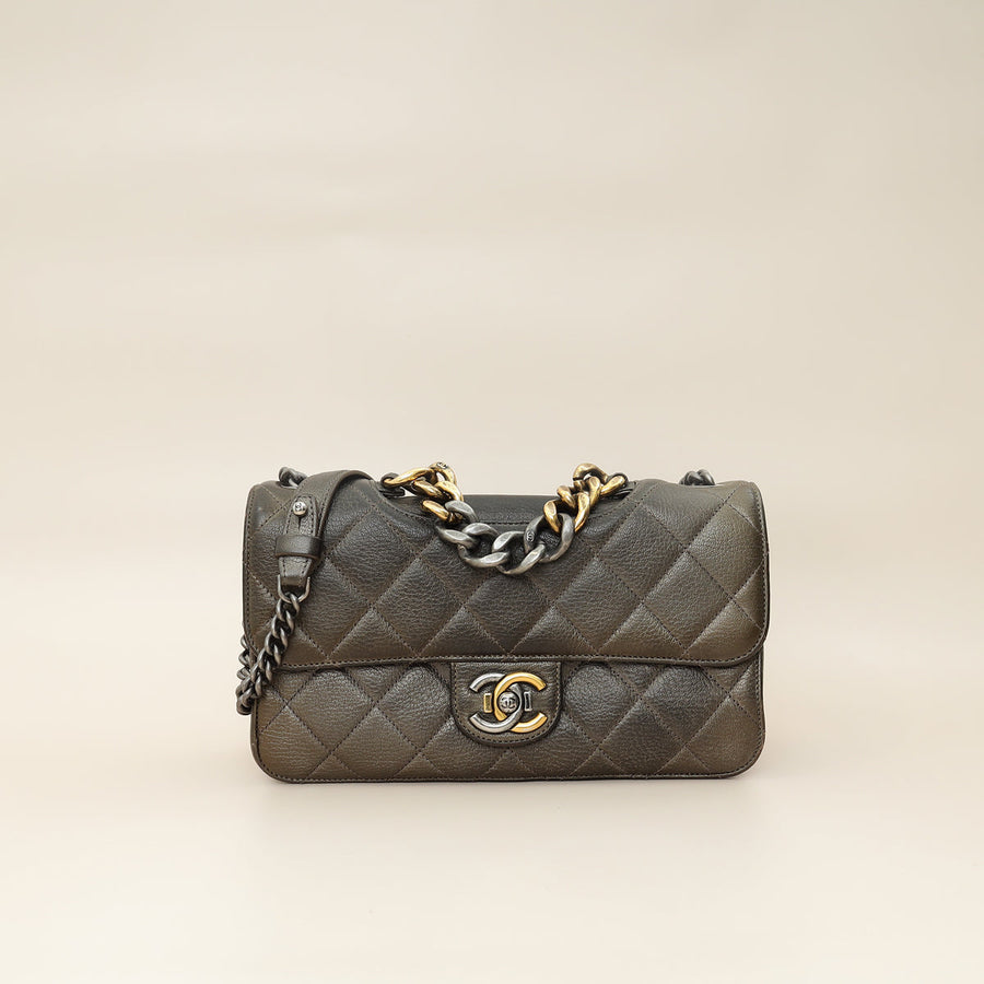 Chanel Bronze CC Perfect Edge Flap Bag