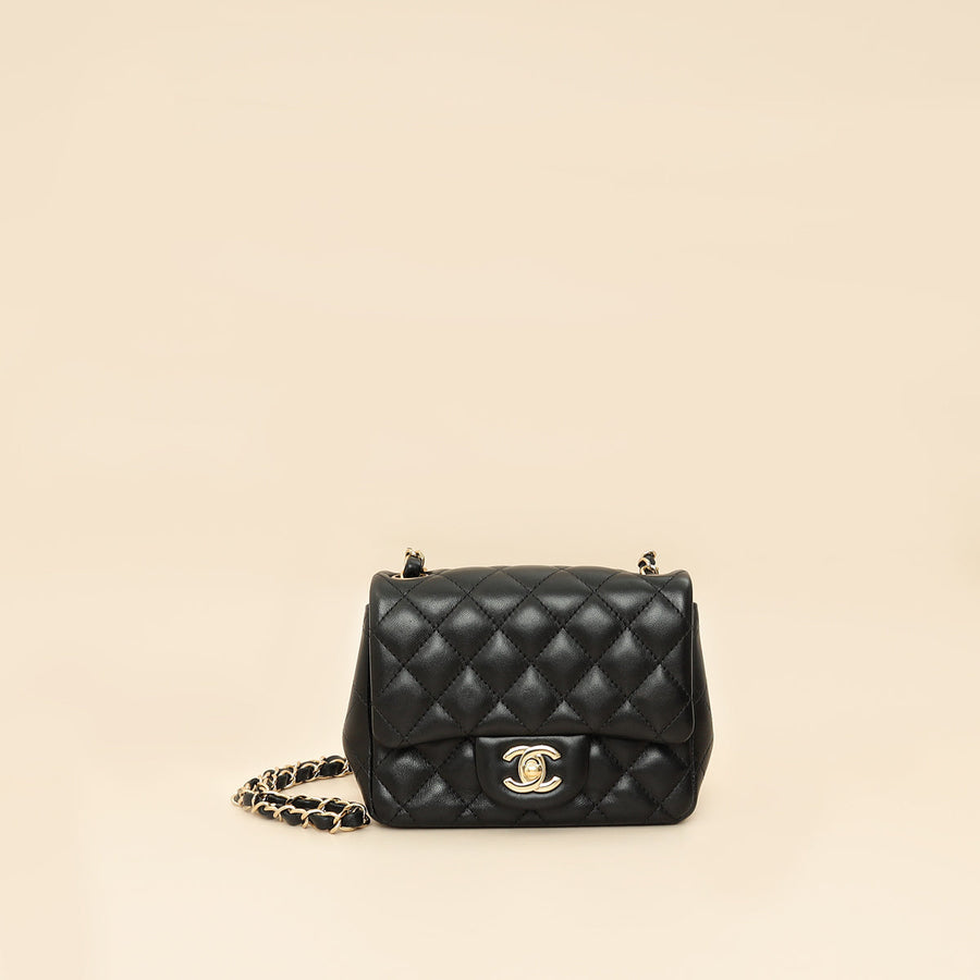 Chanel Black CC Classic Mini Square Bag
