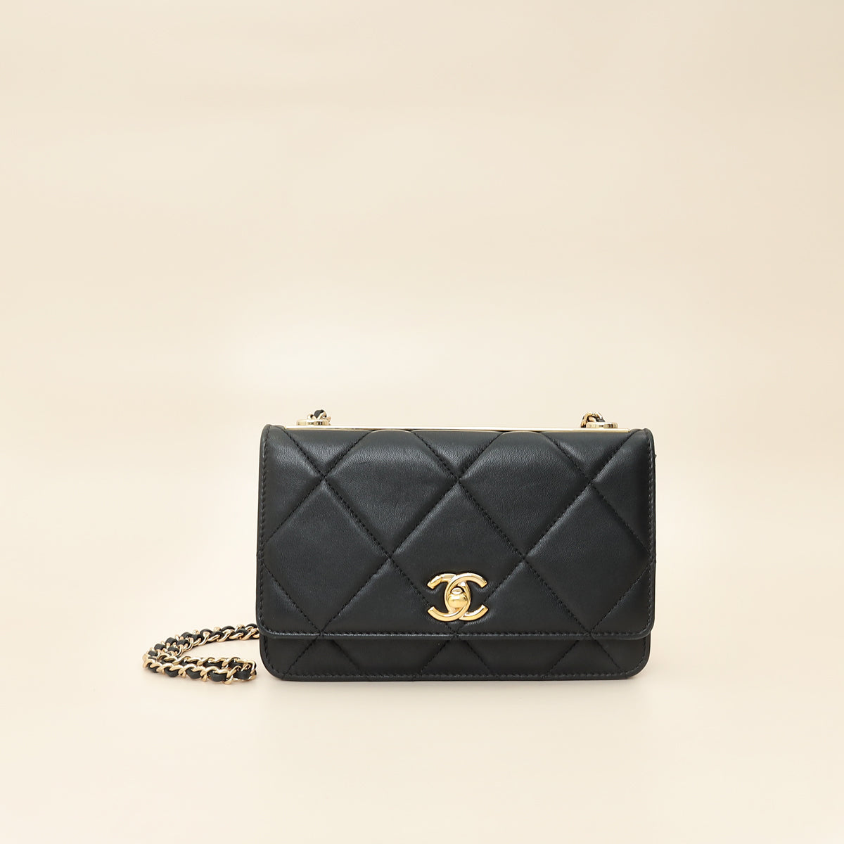 Chanel Black CC Trendy Wallet on Chain