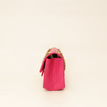 Chanel Fuchsia Aged Quilted 2.55 Reissue Mini Flap Bag