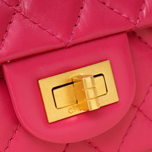 Chanel Fuchsia Aged Quilted 2.55 Reissue Mini Flap Bag