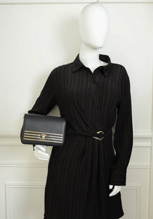 Chanel Black CC Captain Gold Belt Bag