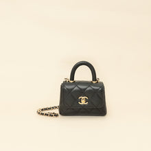 Chanel Black Nano Coco Handle Bag