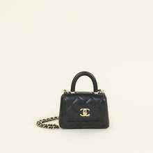 Chanel Black Nano Coco Handle Bag