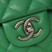 Chanel Green Classic Maxi Double Flap Bag
