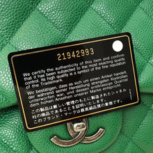 Chanel Green Classic Maxi Double Flap Bag