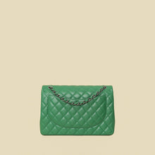 Chanel Green Classic Maxi Double Flap Bag