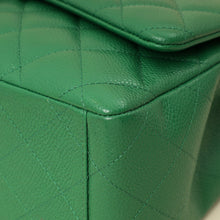 Chanel Green Classic Maxi Double Flap Bag