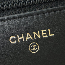 Chanel Black Maxi Pearls Wallet on Chain
