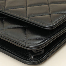 Chanel Black Maxi Pearls Wallet on Chain