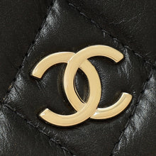 Chanel Black Maxi Pearls Wallet on Chain