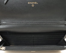 Chanel Black Maxi Pearls Wallet on Chain