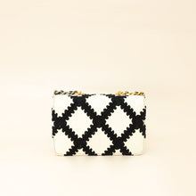 Chanel Bicolor Crochet Chanel 19 Wallet on Chain