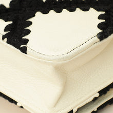 Chanel Bicolor Crochet Chanel 19 Wallet on Chain