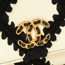 Chanel Bicolor Crochet Chanel 19 Wallet on Chain