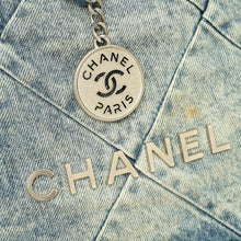 Chanel Blue Denim Chanel 22 Small Bag