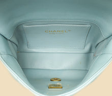 Chanel Light Blue Pending CC Mini Square Flap Bag