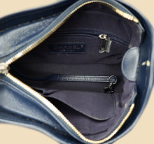 Chanel Navy Multicolor Tweed Gabrielle Hobo Small Bag