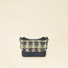 Chanel Navy Multicolor Tweed Gabrielle Hobo Small Bag