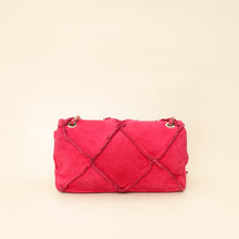 Chanel Fuchsia Diamond Fringe Flap Bag
