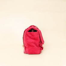 Chanel Fuchsia Diamond Fringe Flap Bag