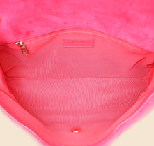 Chanel Fuchsia Diamond Fringe Flap Bag