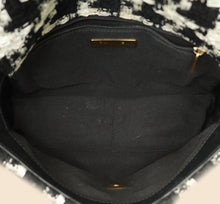 Chanel Bicolor Tweed Ribbon Houndstooth Chanel 19 Small Bag
