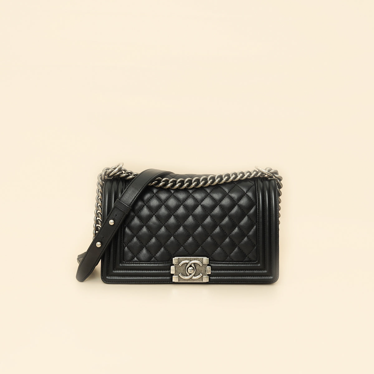 Chanel Black Le Boy Medium Bag