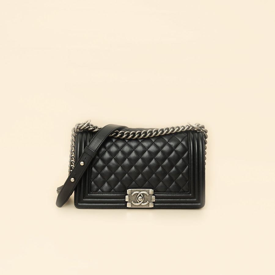 Chanel Black Le Boy Medium Bag