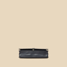 Chanel Navy Blue CC Camellia Flower Embossed Wallet On Chain
