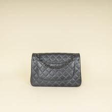 Chanel Metallic Charcoal Classic Double Flap Jumbo Bag