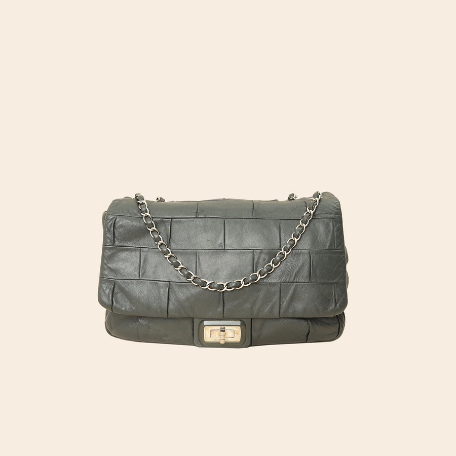 Chanel Gray Igloo Flap Bag