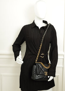 Chanel Black 19 Flap Small Bag