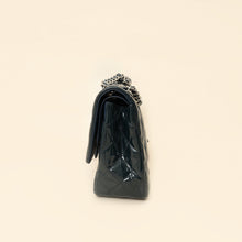 Chanel Dark Grey Classic Double Flap Jumbo Bag