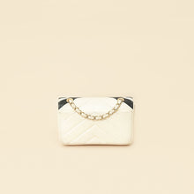 Chanel Bicolor Chevron Stitched Mini Flap Bag
