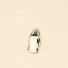 Chanel Bicolor Chevron Stitched Mini Flap Bag