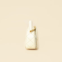 Chanel White Mini Chic Riviera Top Handle Vanity Case
