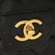 Chanel Black Classic Double Flap Jumbo Bag