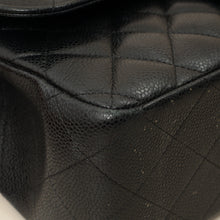 Chanel Black Classic Double Flap Jumbo Bag