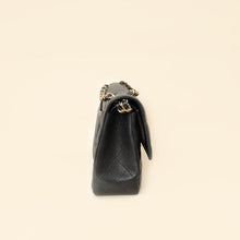 Chanel Black Classic Double Flap Jumbo Bag