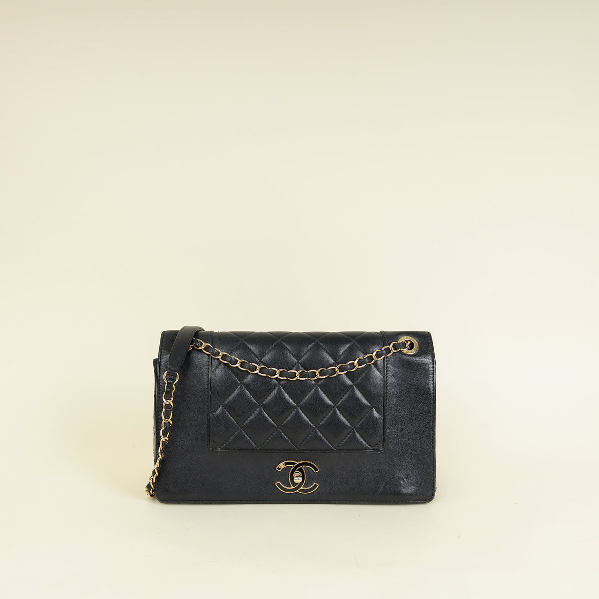 Chanel Black Mademoiselle Vintage Flap Bag