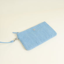 Chanel Blue CC Denim Chanel 22 Small Hobo Bag