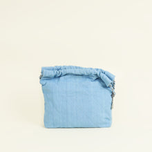 Chanel Blue CC Denim Chanel 22 Small Hobo Bag
