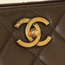 Chanel Brown Quilted Perfect Edge Tote Bag