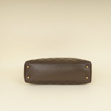 Chanel Brown Quilted Perfect Edge Tote Bag
