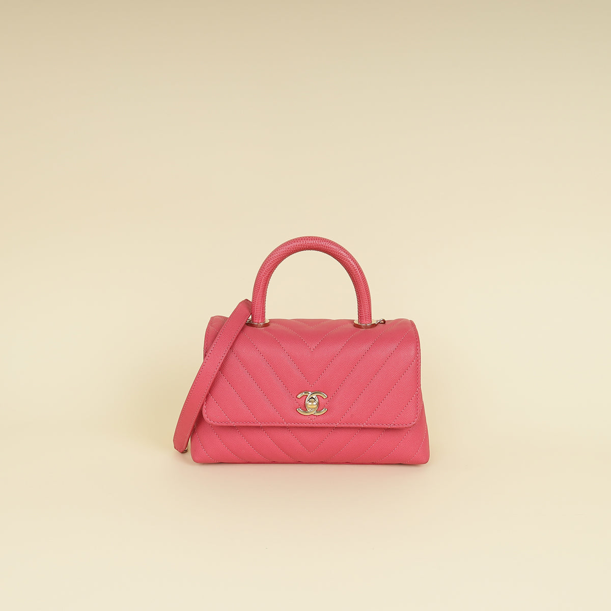 Chanel Pink Coco Handle Small Bag