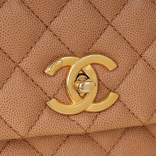 Chanel Bicolor CC Coco Handle Lizard Touch Bag