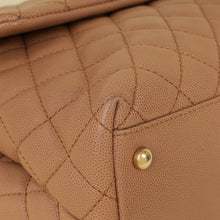 Chanel Bicolor CC Coco Handle Lizard Touch Bag