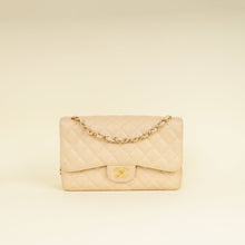 Chanel Beige Classic Double Flap Jumbo Bag