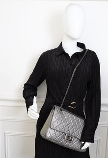 Chanel Gray 2.55 Reissue 227 Flap Bag